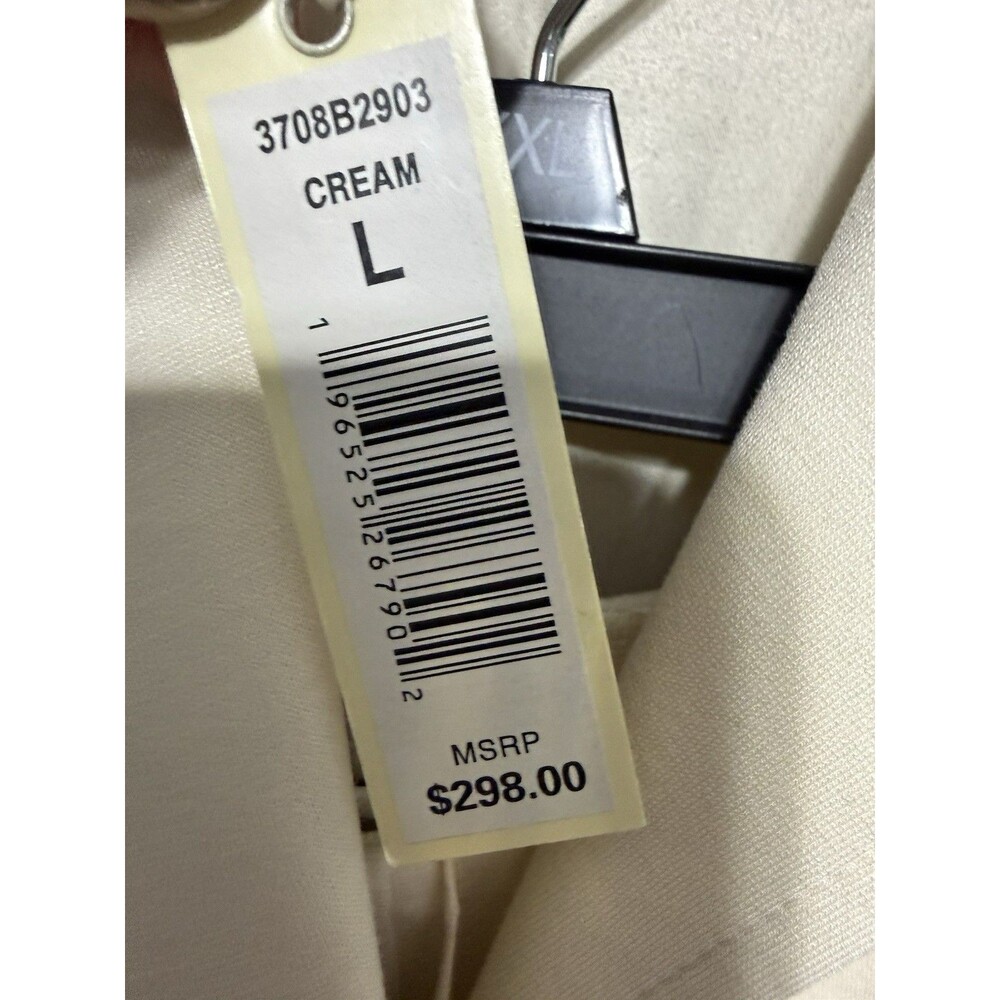 Max Studio Cream Women’s Pantsuit Size L NWT - Picture 3 of 12